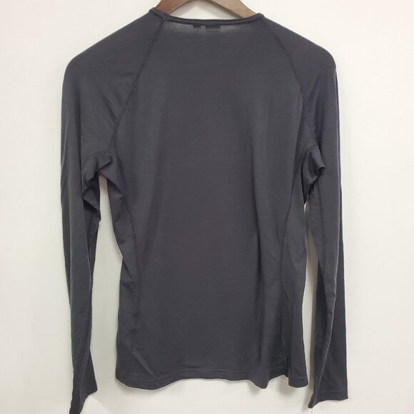 Icebreaker Womens Bodyfit 200 Merino Wool Baselayer Top Size L Gray Neutral - Picture 3 of 11